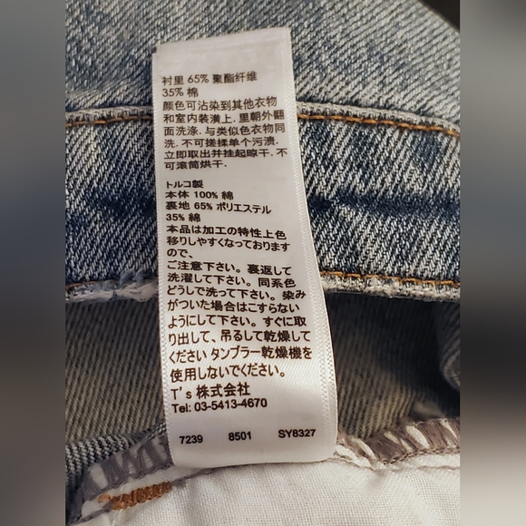 Topshop High Rise Mom Jeans Mid-Blue Wash Size W30 L32 - Picture 7 of 9